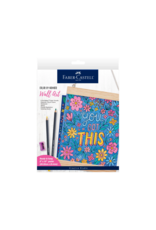 Faber-Castell Craft Kit Color By Number - Wall Art "You Got This"