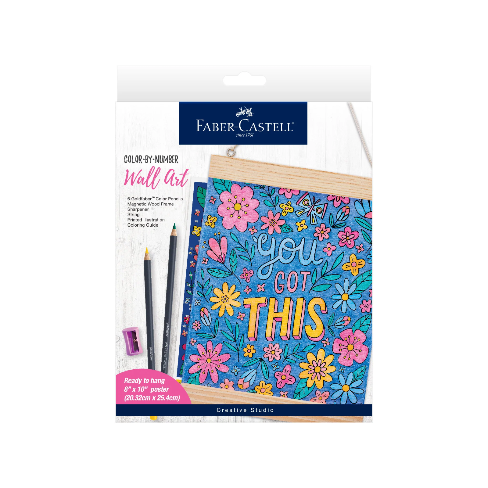 Craft Kit Color By Number - Wall Art "You Got This"