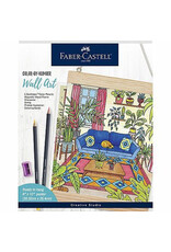 Faber-Castell Craft Kit Color By Number - Wall Art Plant Room