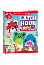 Klutz Klutz Latch Hook Animals - Red Panda, Frog & Shark
