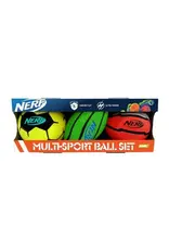 Franklin Sports Outdoor Nerf Mini Foam Ball Set (3 Pack)