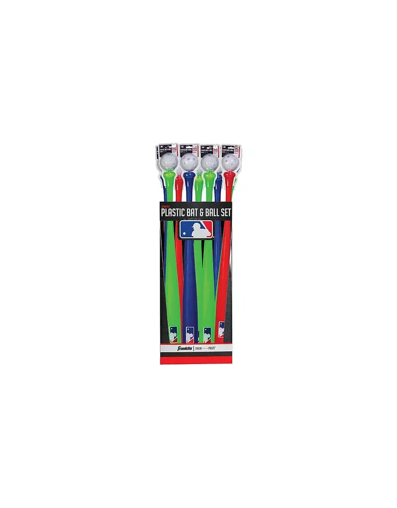 Franklin Sports Outdoor Pro Style Bat & Ball (30"; Assorted Colors; Sold Individually)