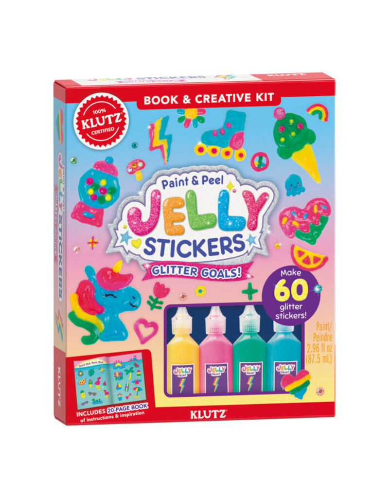 Klutz Klutz Paint & Peel Jelly Stickers: Glitter Goals!