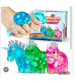 Jo's Dream Unicorn Squeeze Ball ( Sold Individually; Assorted Colors)