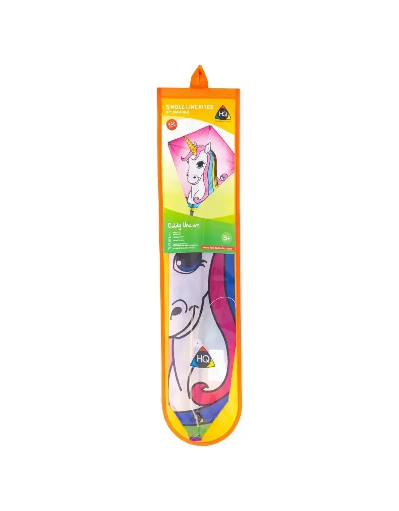 HQ Kites and Designs Kite -Eddy Unicorn - 27" Diamond