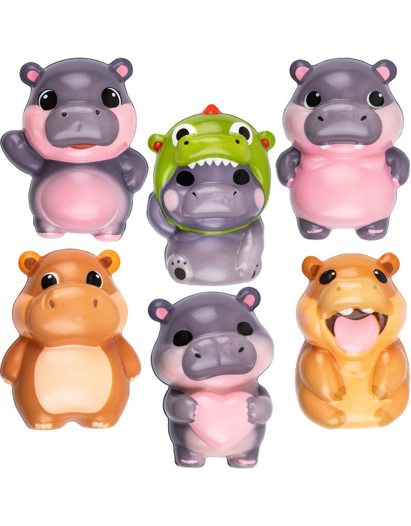 Jo's Dream Squishies Bagged Hippo (Single Squishy)