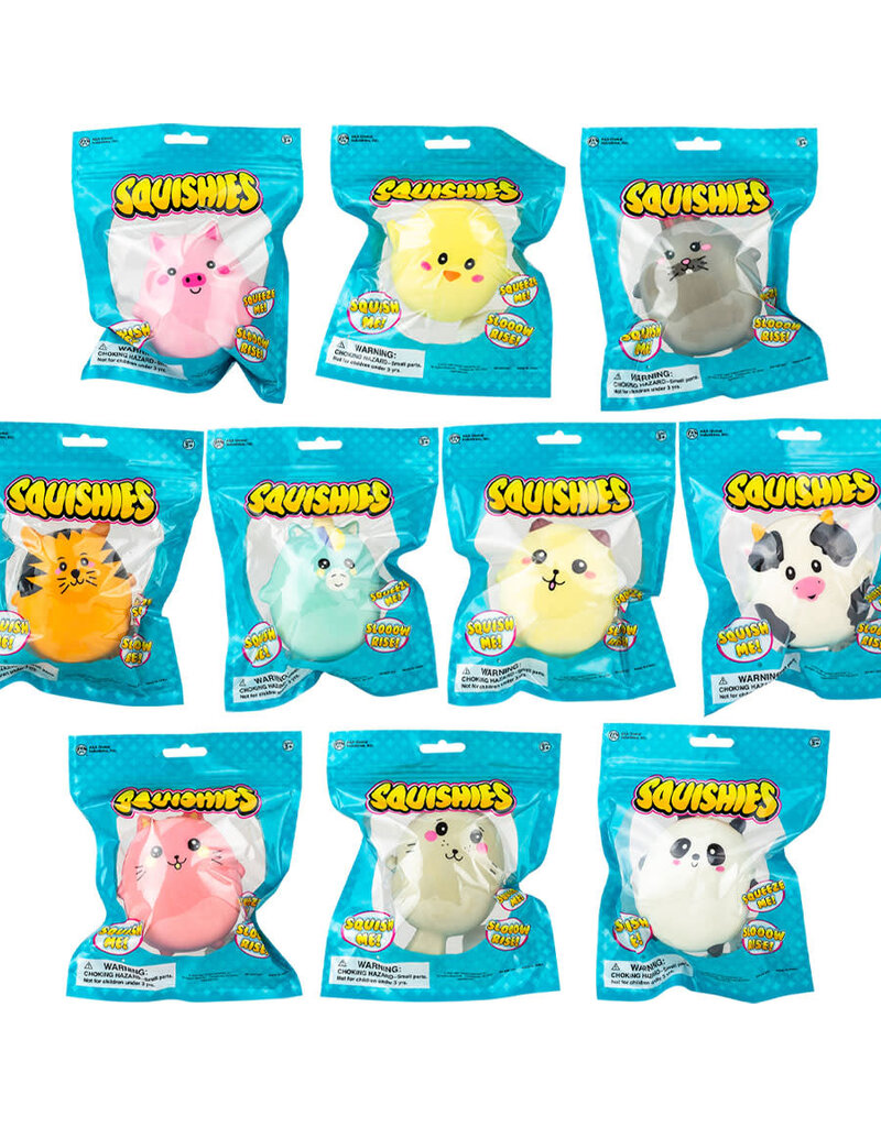 Jo's Dream Squishies Bagged Egg-Shaped Animal (Single Squishy)