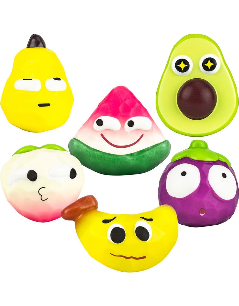 Jo's Dream Squishies Bagged Geometric Fruit (Single Squishy)