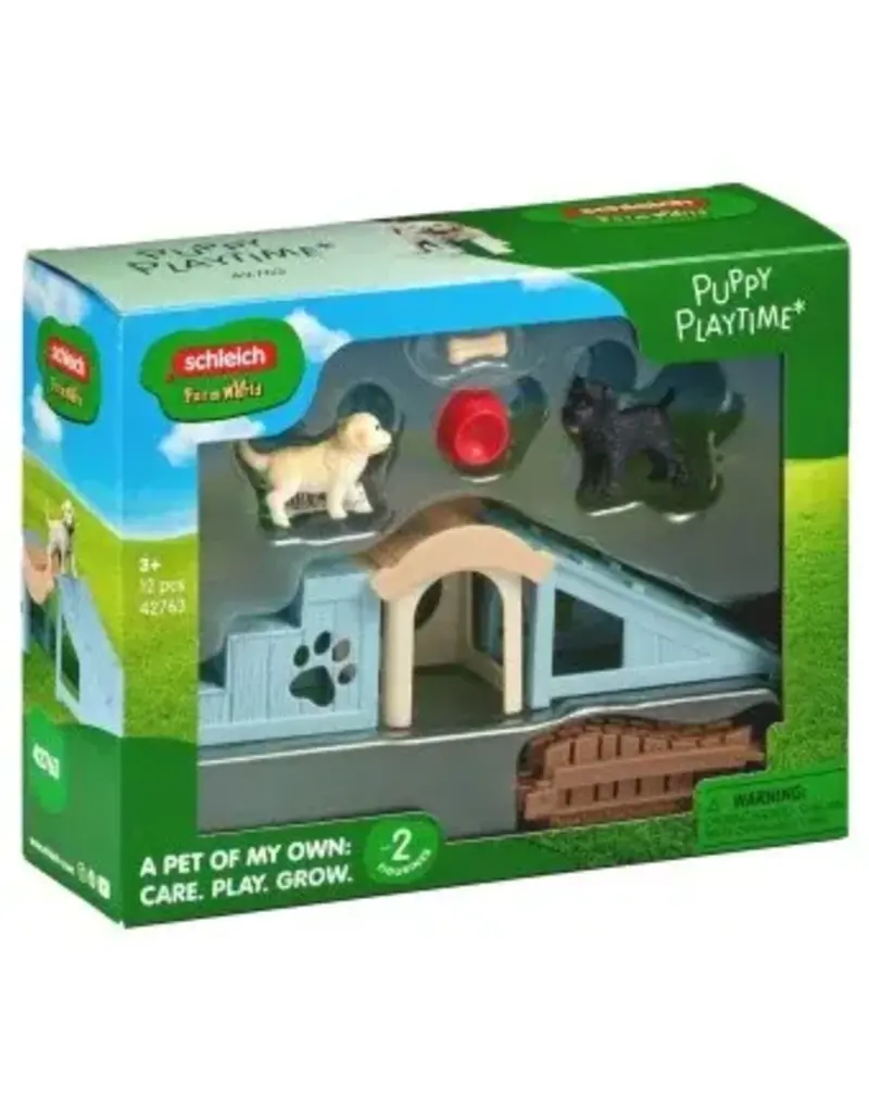 Schleich Schleich Puppy Playtime Playset