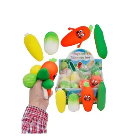 Cap Zone Mixed Vegetable Fluffy Slime Filled Squishy
