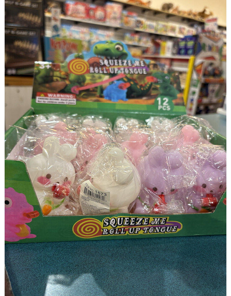 Cap Zone Squeeze Me Roll Up Tongue Bunny