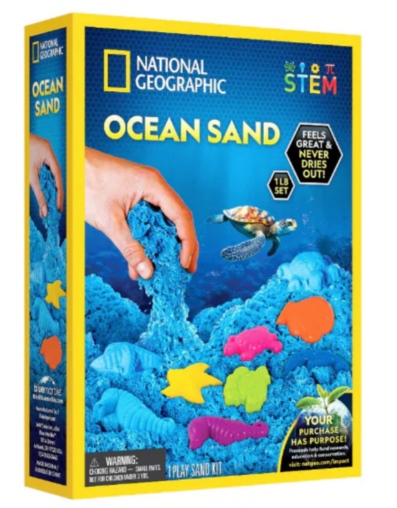 Blue Marble National Geographic Ocean Sand