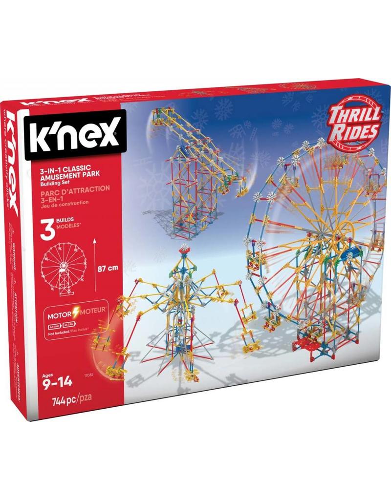 K'nex K'nex 3-IN-1 Classic Amusement Park Building Set