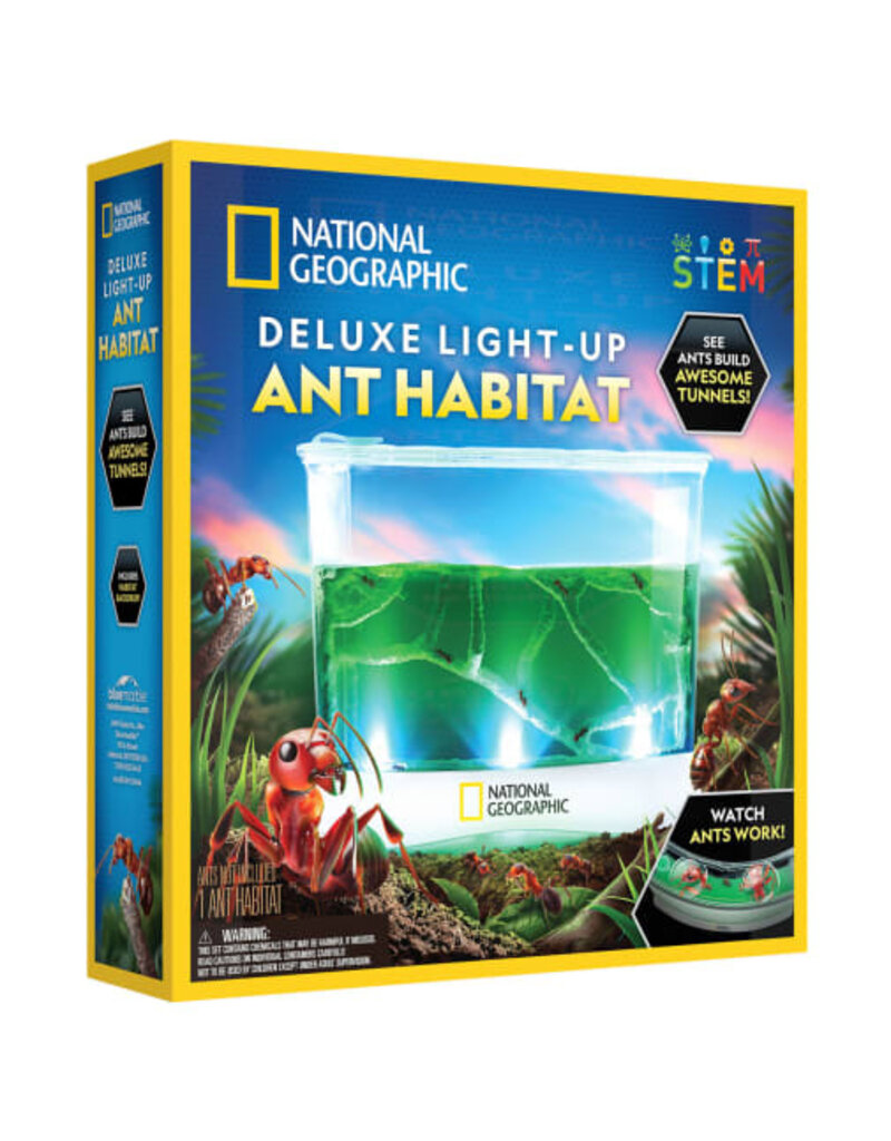 Blue Marble National Geographic Deluxe Light -Up Ant Habitat
