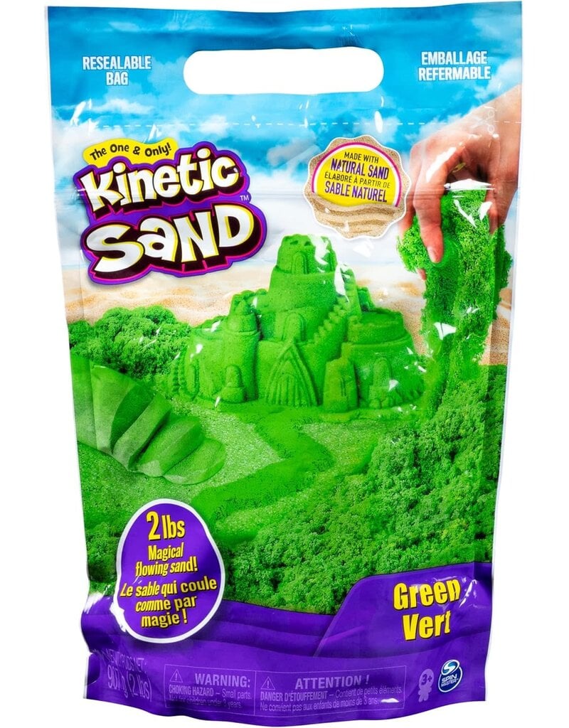 Spin Master Sensory Kinetic Sand - Neon Green(2 lb Bag)