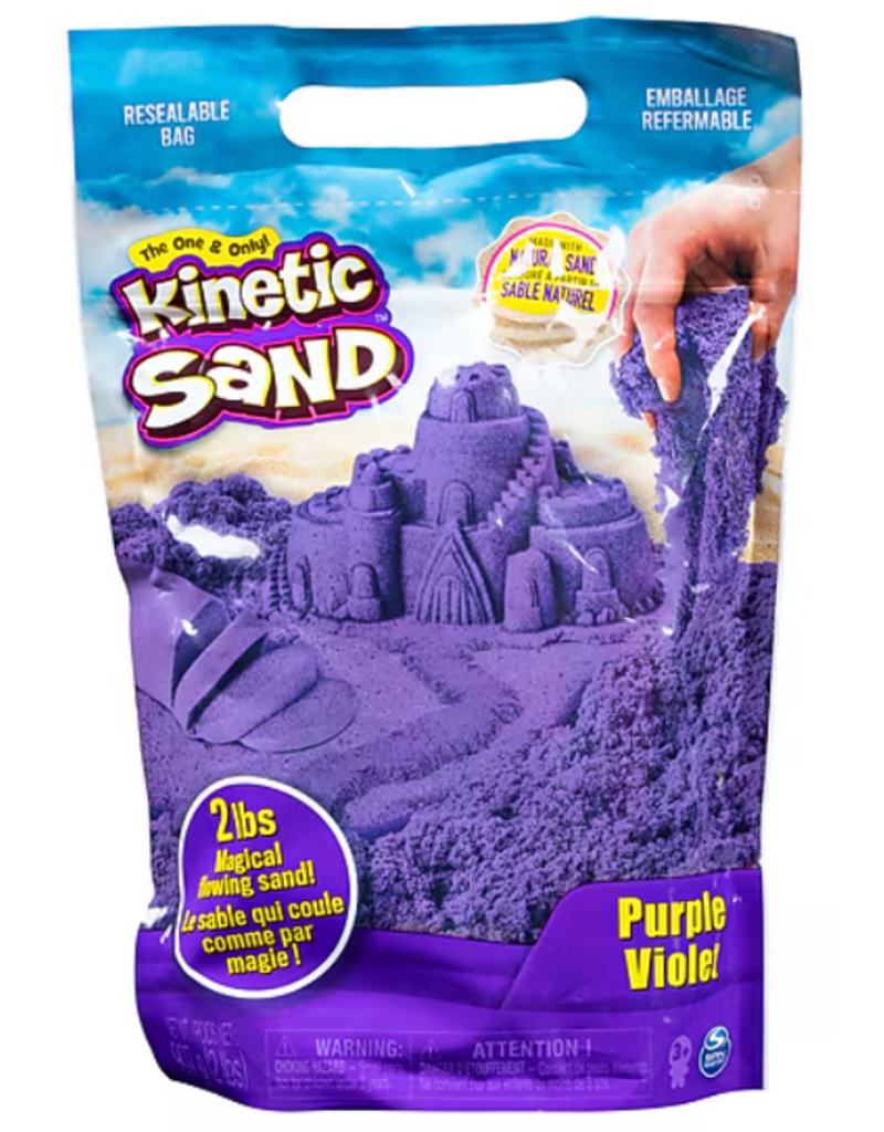 Spin Master Sensory Kinetic Sand - Neon Purple 2 lb Bag)