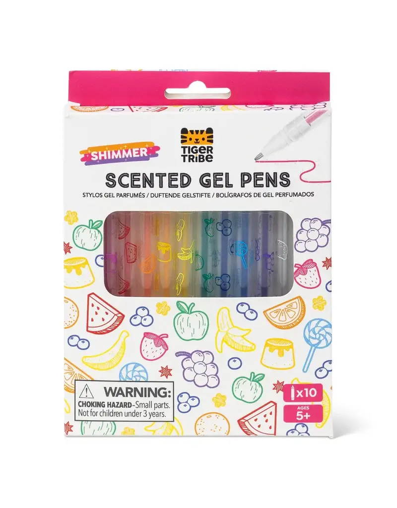 Tiger Tribe Shimmer Scented Gel Pens