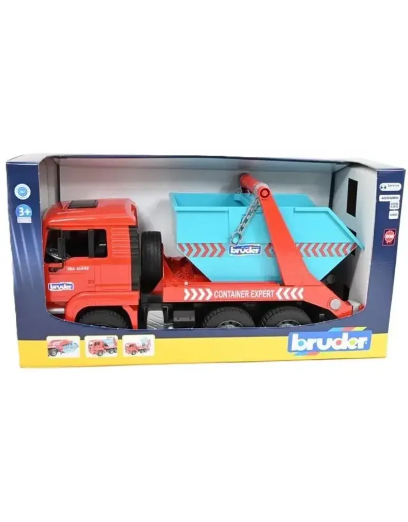 Bruder Bruder Man TGA Skip Container Truck