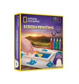 Blue Marble National Geographic Screen Printing Craft Kit