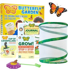 Insect Lore Science Kit Butterfly Garden with Voucher - The Original Raise & Release Life Cycle Kit