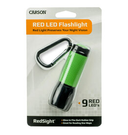 Carson optical Red LED Flashlight