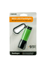 Carson optical Red LED Flashlight