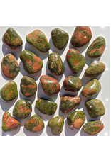 Squire Boone Village Rock/Mineral - Unakite Tumbled  1" (Sizes and Colors Vary; Sold Individually)