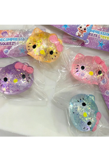 Sparkling Extras NO UPC Hello Kitty Glitter Squishy Squeeze Toy Fidget Toy