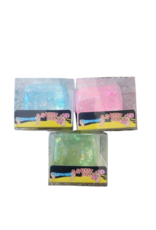 Cap Zone Shimmery Glitter Cube Putty Filled Squishy - Squeez Ball