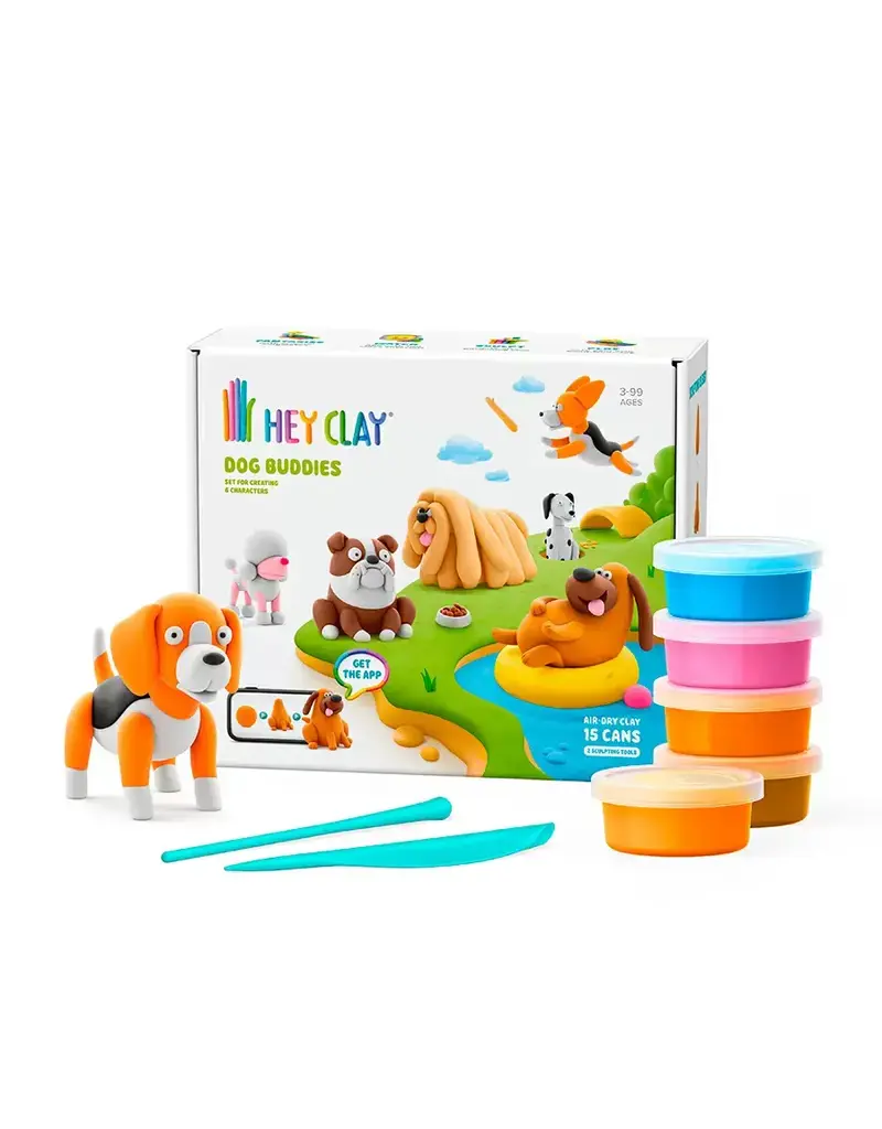 Fat Brain Toys Craft Kit Hey Clay - Dog Buddies