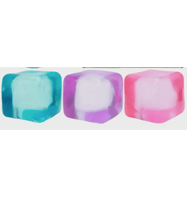 Cap Zone Clear Solid Cube Thick Maltose Putty Filled Squishy (Assorted Colors; Sold Individually)