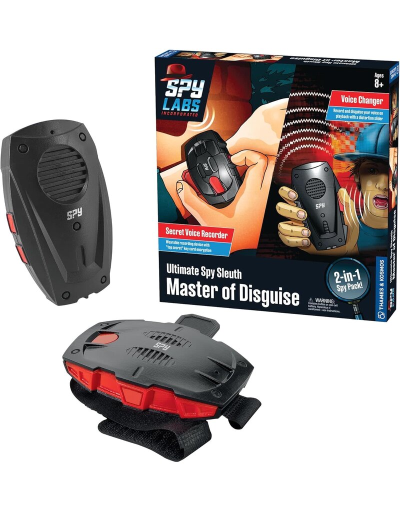 Thames & Kosmos Spy Labs - Ultimate Spy Sleuth -  Master of Disguise ( 2-in-1 Spy Pack)