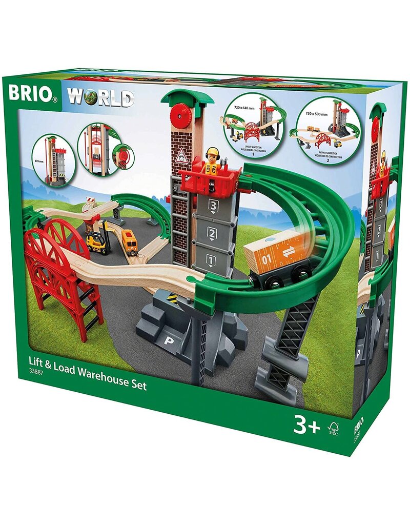 Brio Lift and Load Warehouse Set