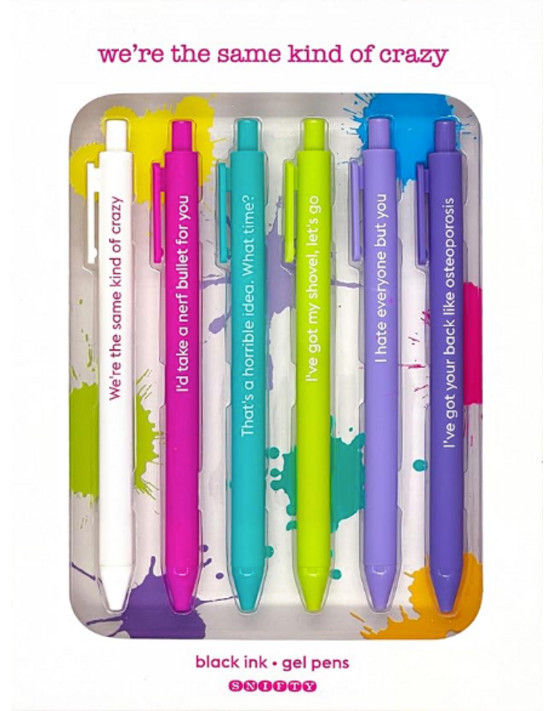 SNIFTY We're the Same Kind of Crazy Pen Set