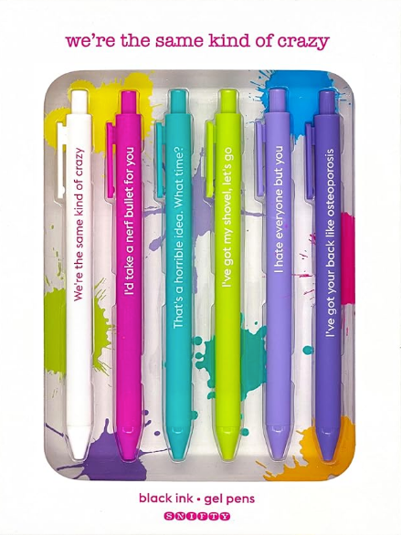 We're the Same Kind of Crazy Pen Set