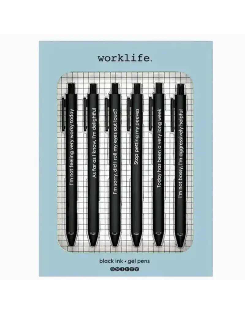 SNIFTY worklife Pen Set Black Ink Gel Pens