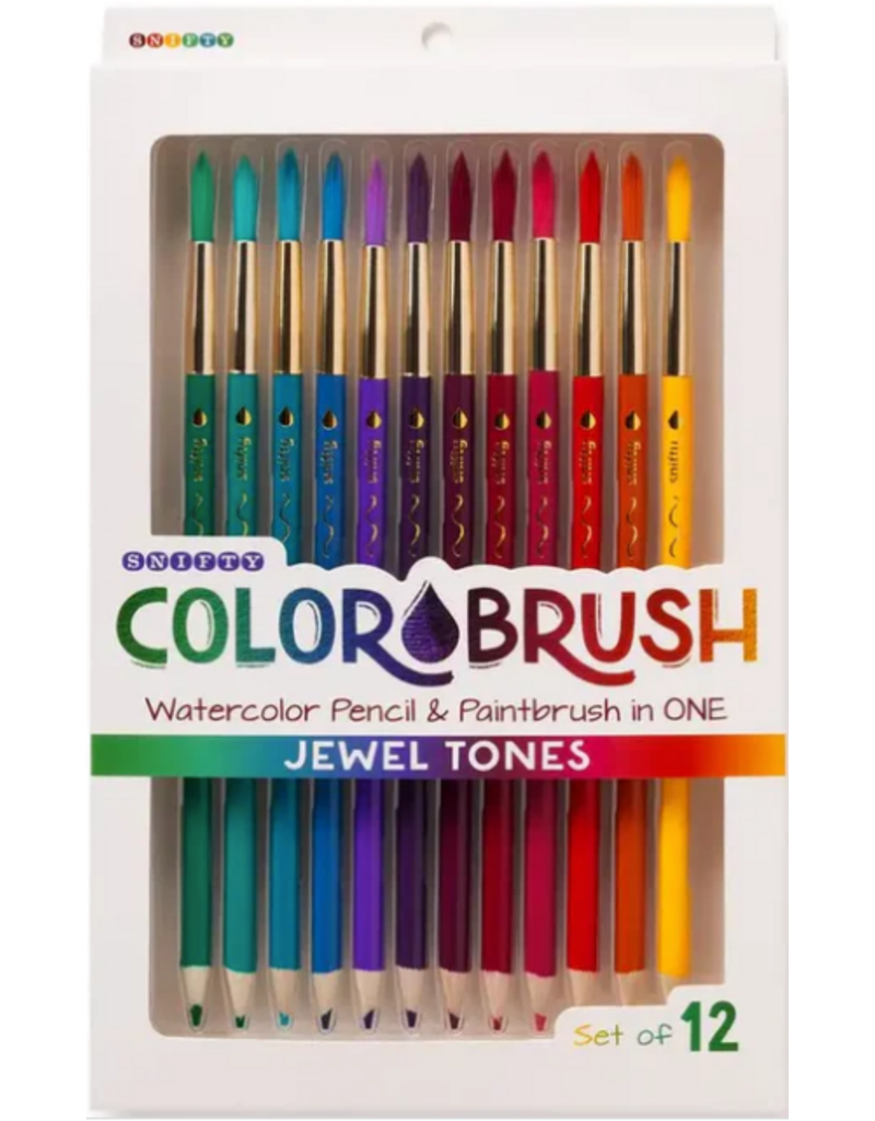 SNIFTY Color Brush - Jewel Tones - Watercolor Pencil & Paintbrush in One