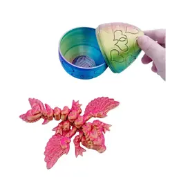 PYE Games Mystery Heart 3D Printed Dragon Egg (Colors Vary)