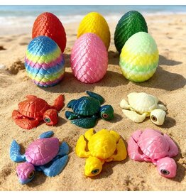 PYE Games 3D Mini Mystery Turtle Egg Assortment (Sold Individually; Assorted Colors; Assorted Styles)
