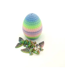 PYE Games 3D Mini Mystery Dragon Egg Assortment (Sold Individually; Assorted Colors; Assorted Styles)