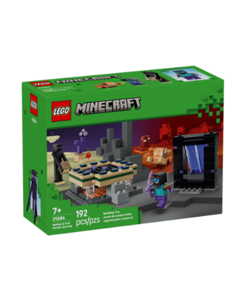 LEGO Lego Minecraft Nether and End Portal Journey