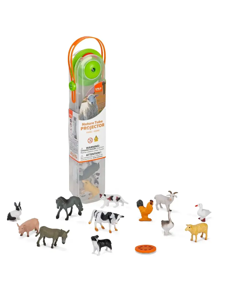 Wild Republic Nature Tube Projector - Farm