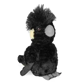 Wild Republic Plush Yellow Tail Black Cockatoo