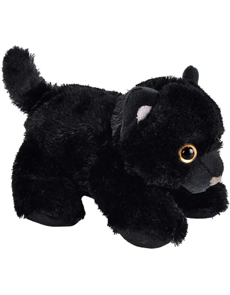 Wild Republic Plush Hug'ems-Mini Black Cat
