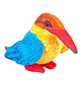 Wild Republic Rainforest Bird Stork Billed King Stuffed Animal - 4.5"