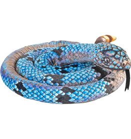 Wild Republic Plush Snake Living Earth Blue Rock Rattle