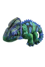 The Puppet Company Blue Green Chameleon Finger Puppet