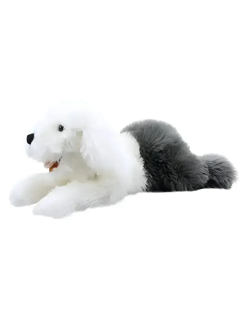 The Puppet Company Playful Puppies Hand Puppet -Old English Sheep Dog