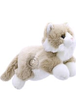 The Puppet Company Full-Bodied Animal Hand Puppet - Cat ( Beige & White)