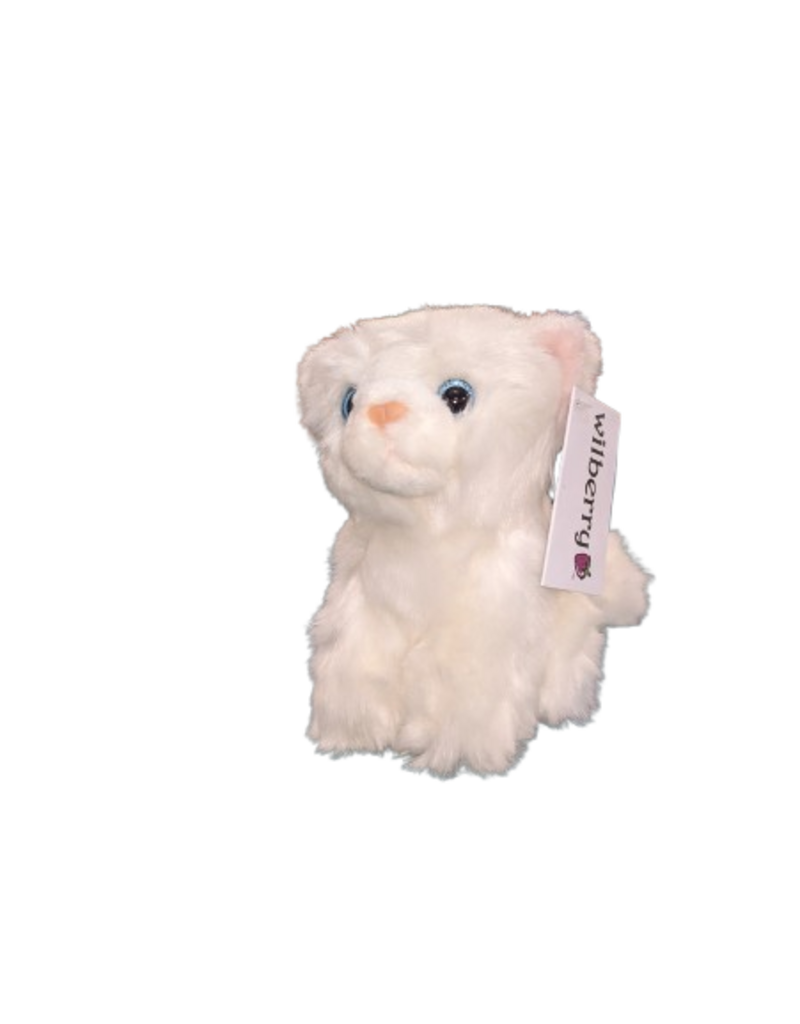 The Puppet Company Plush Wilberry Mini Cat - White
